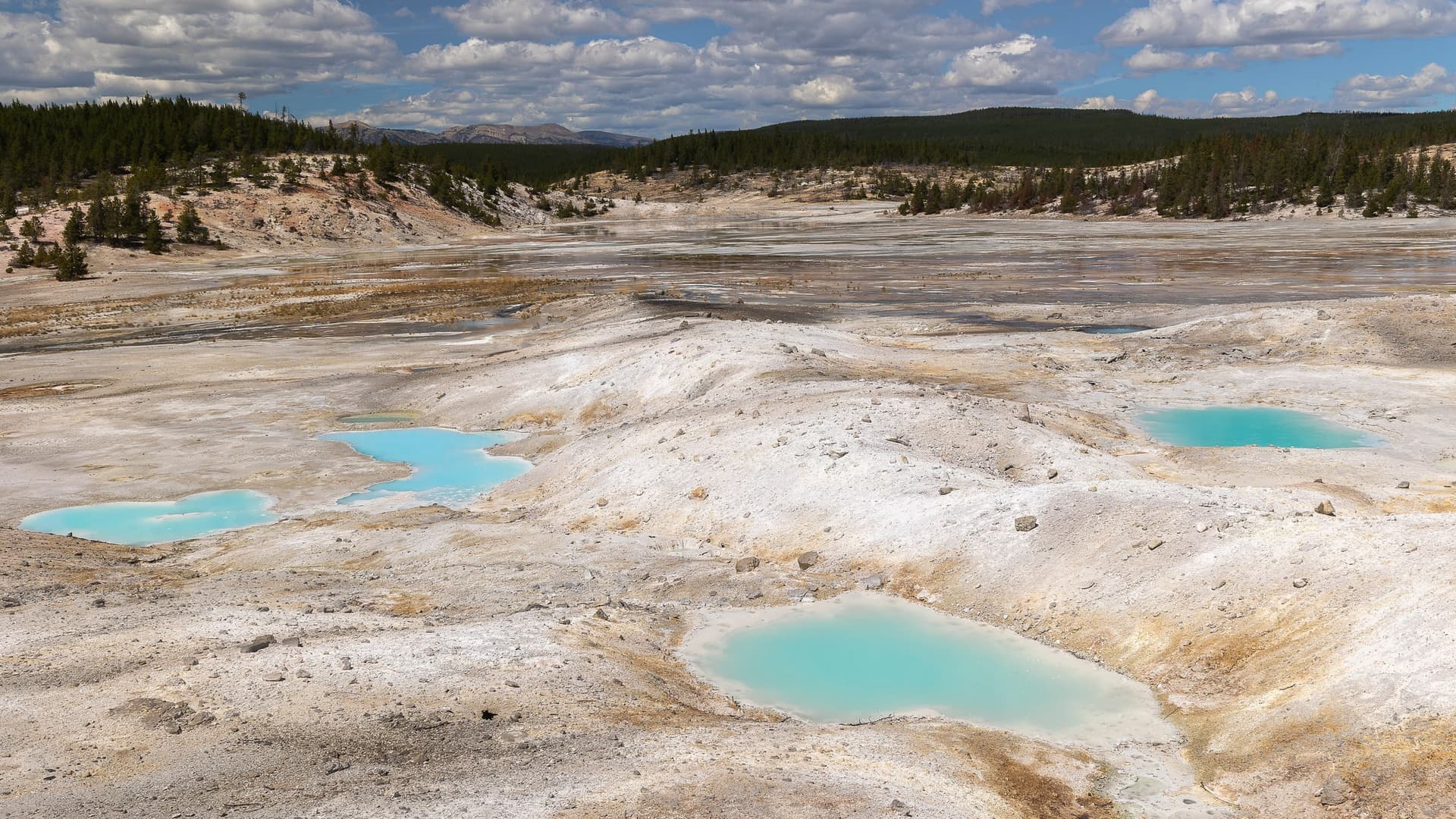vue sur Porcelain Basin