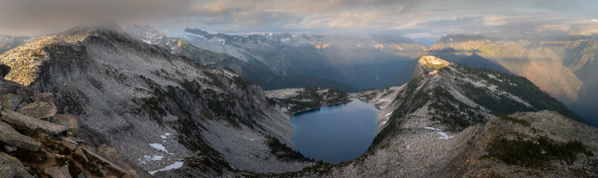 panorama sur hidden lake
