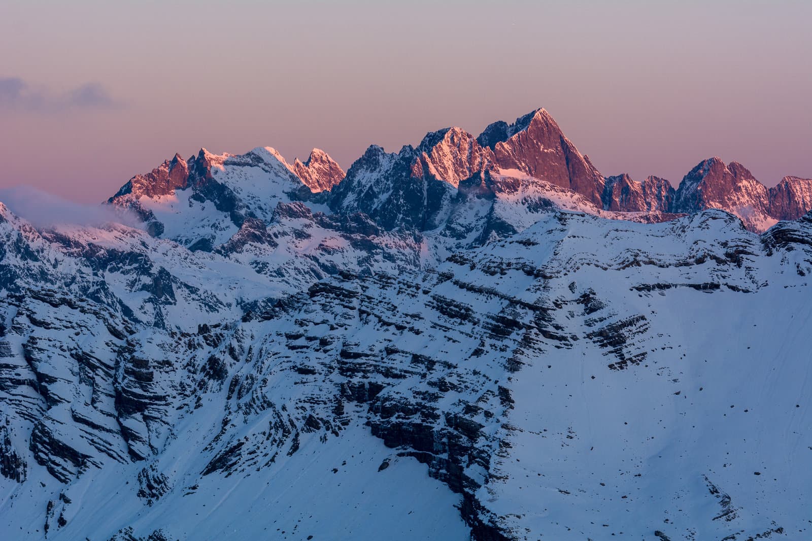 Lumière sur les Ecrins