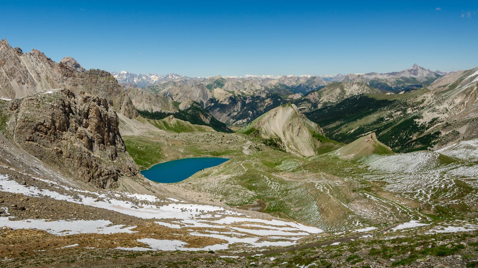 Panorama depuis le Col de Girardin (2 699m)