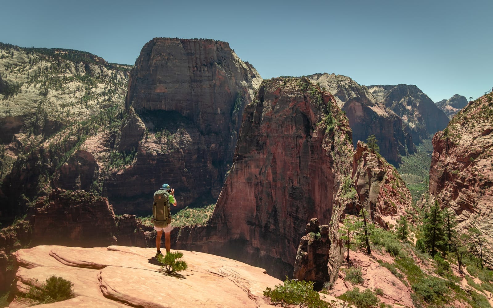 Bivouac sur le west rim trail — Parc National de Zion, Utah