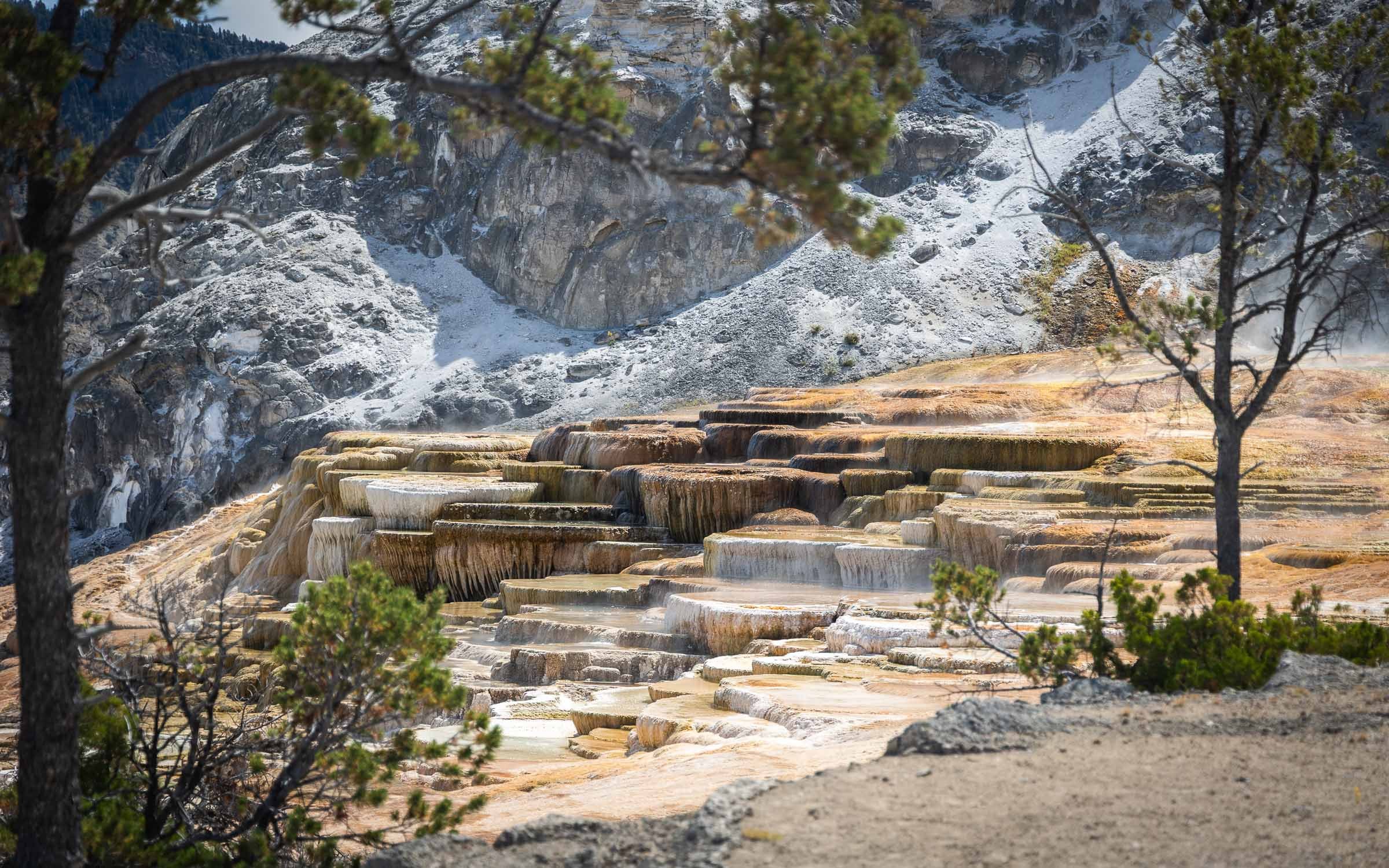 Les terrasses — Parc National de Yellowstone, Wyoming