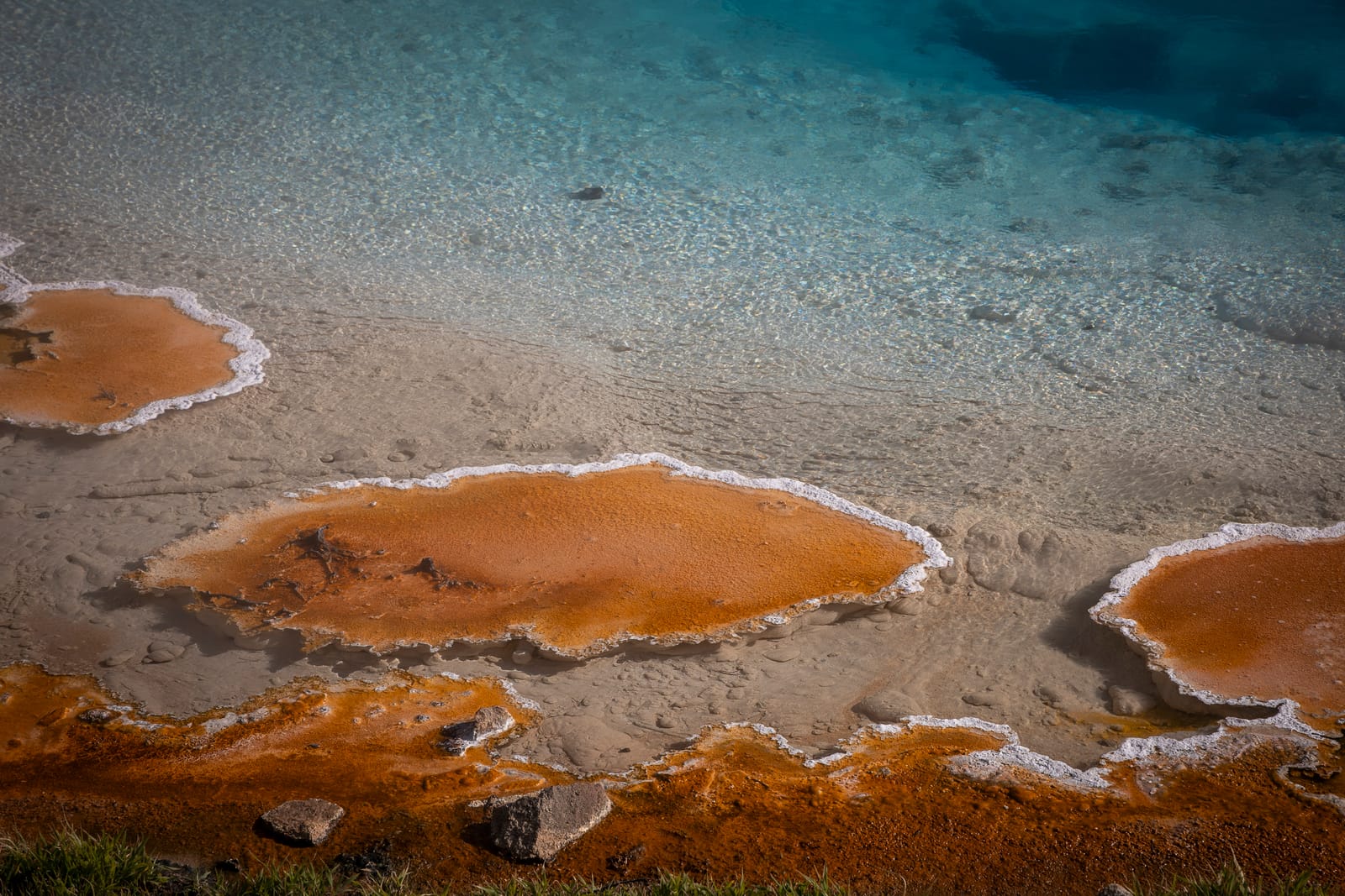 Dentelle minérale — Yellowstone, ETATS UNIS