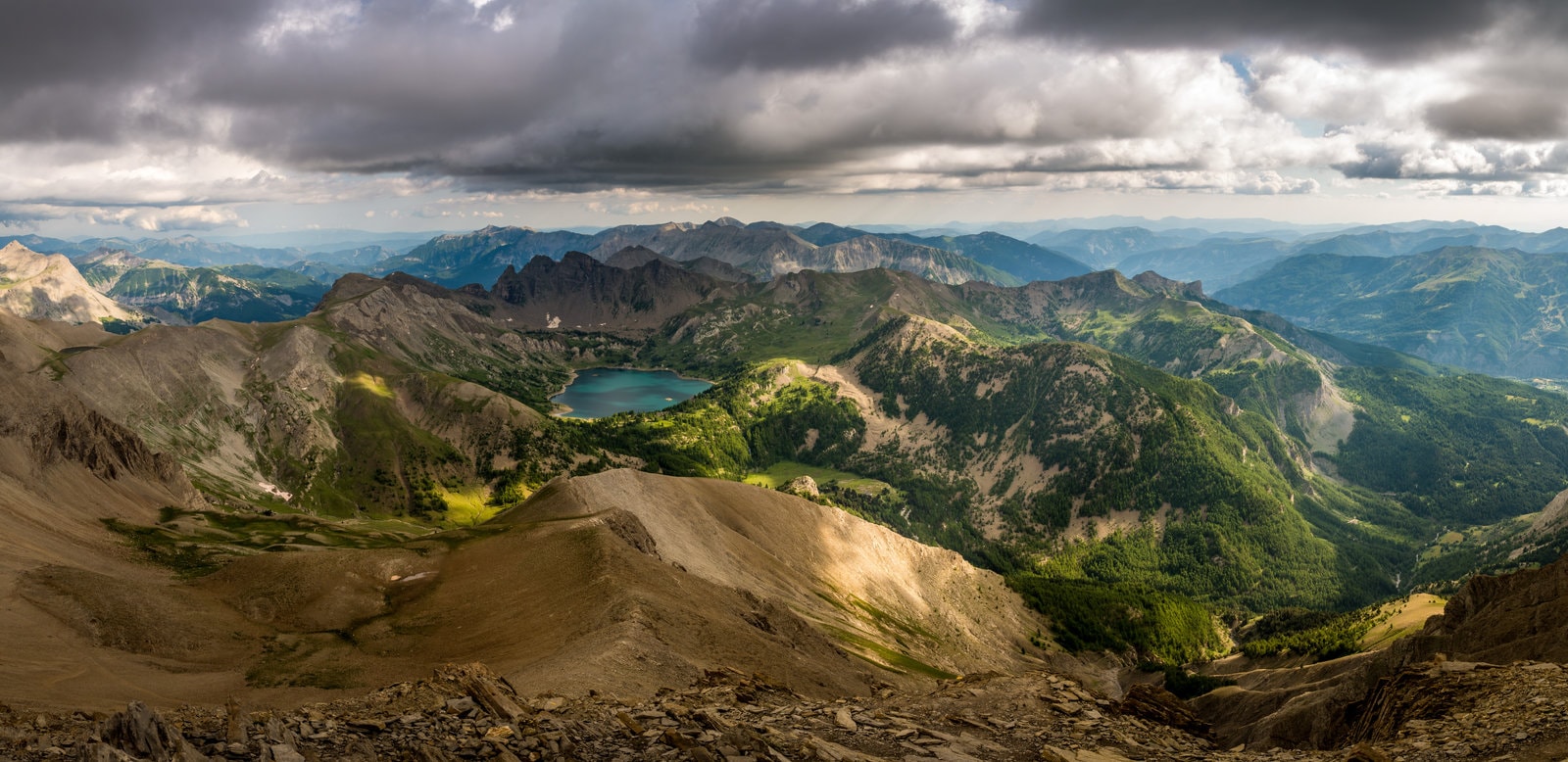 Panorama depuis le Mont Pelat — Mercantour