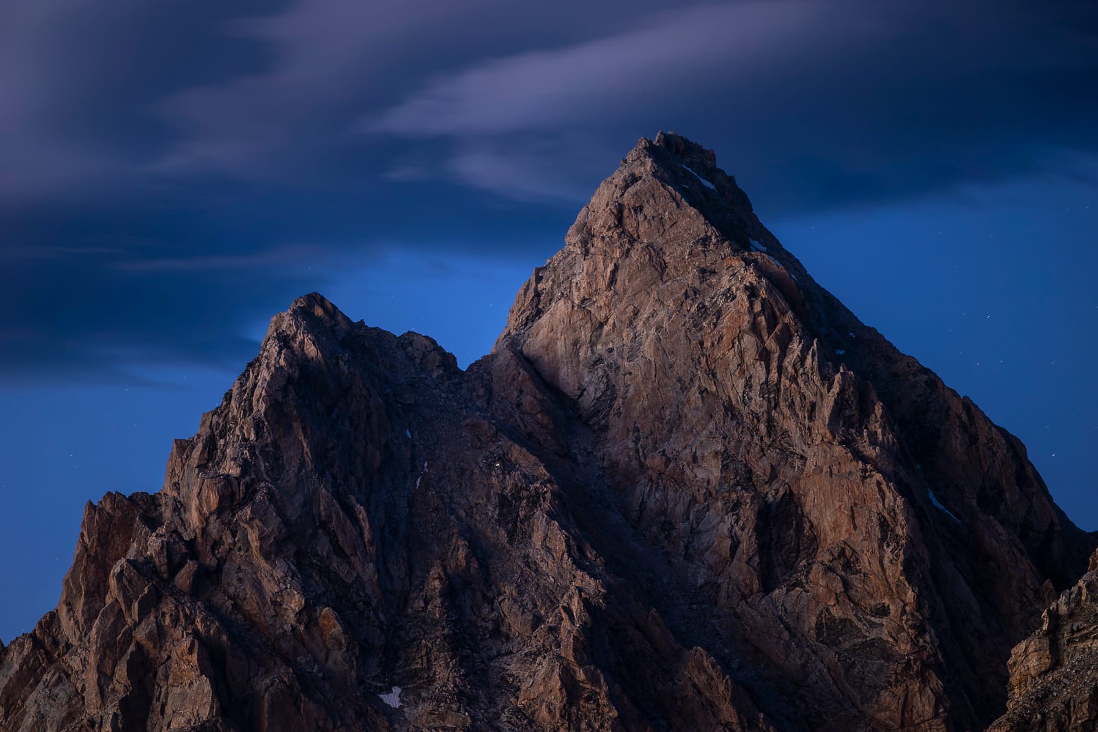 Moonlight on the Grand Teton — Grand Teton, UNITED STATES