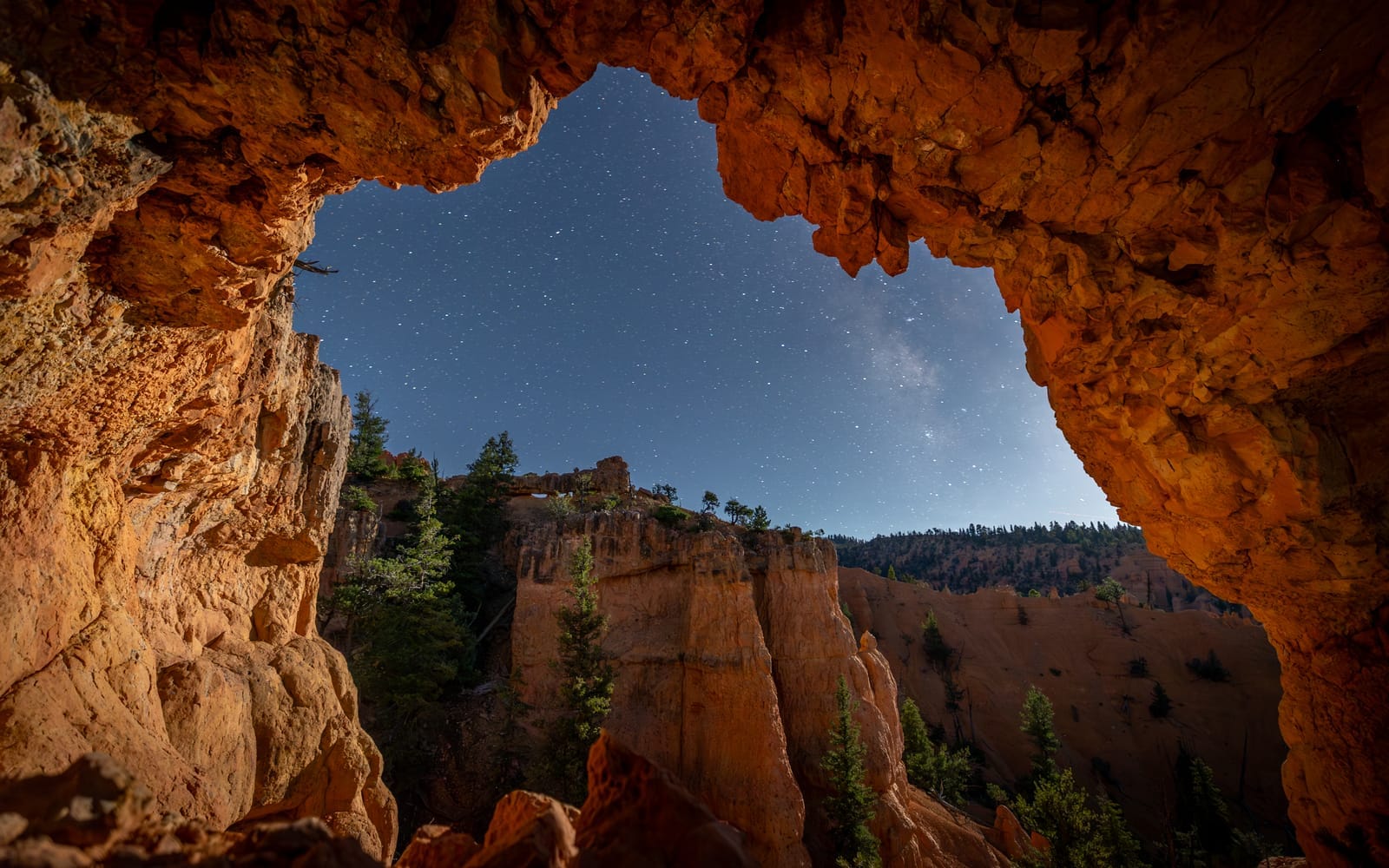 Une nuit dans la dixie national forest — Parc National de Bryce Canyon, Utah