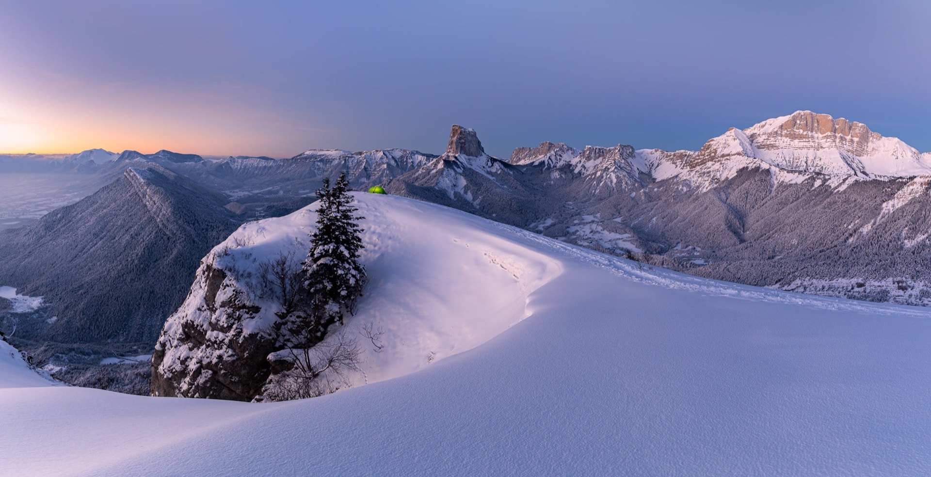 Aube sur la crête — Vercors
