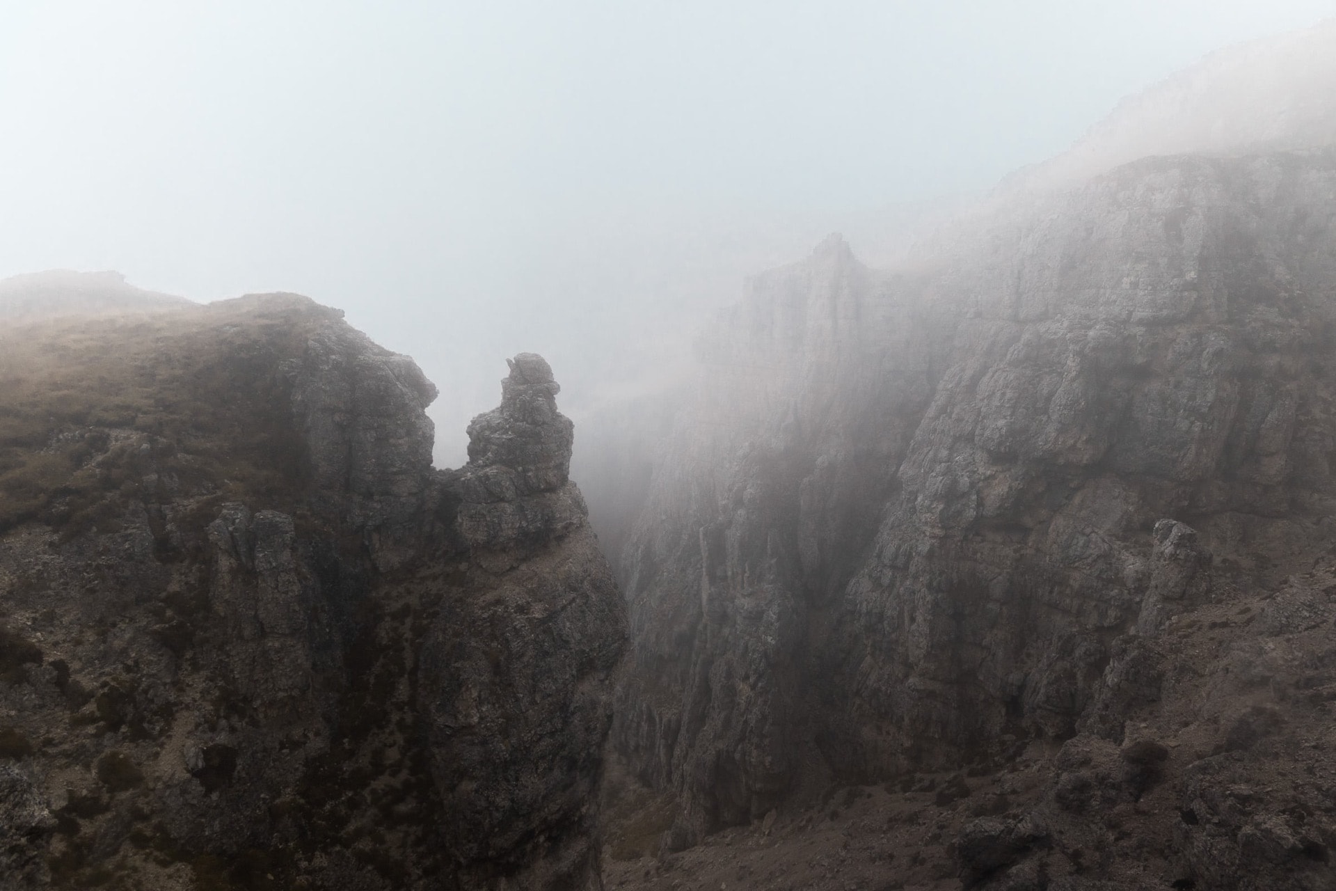 Ambiance mystérieuse — Dolomites