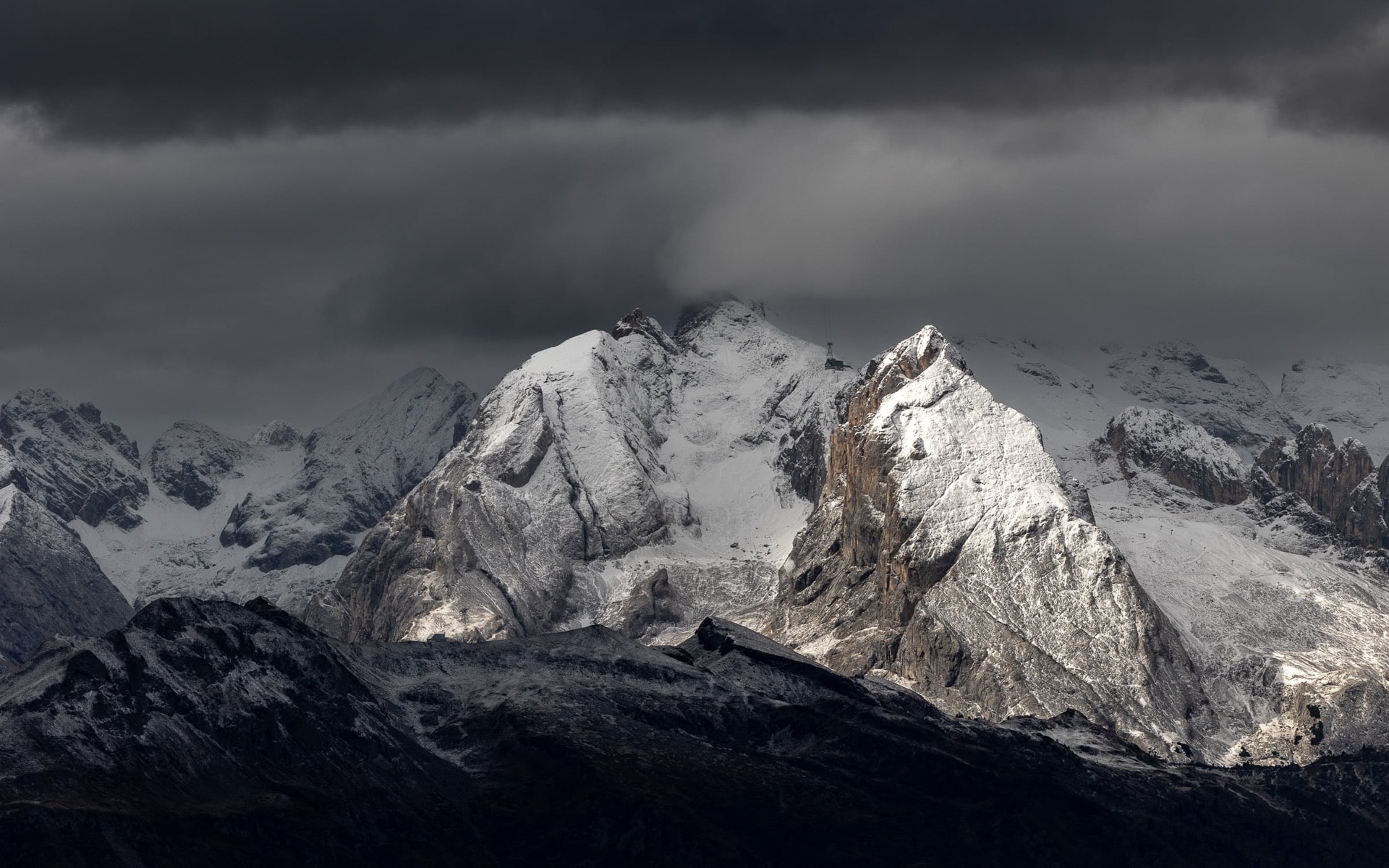 La lumière et l'ombre — Dolomites