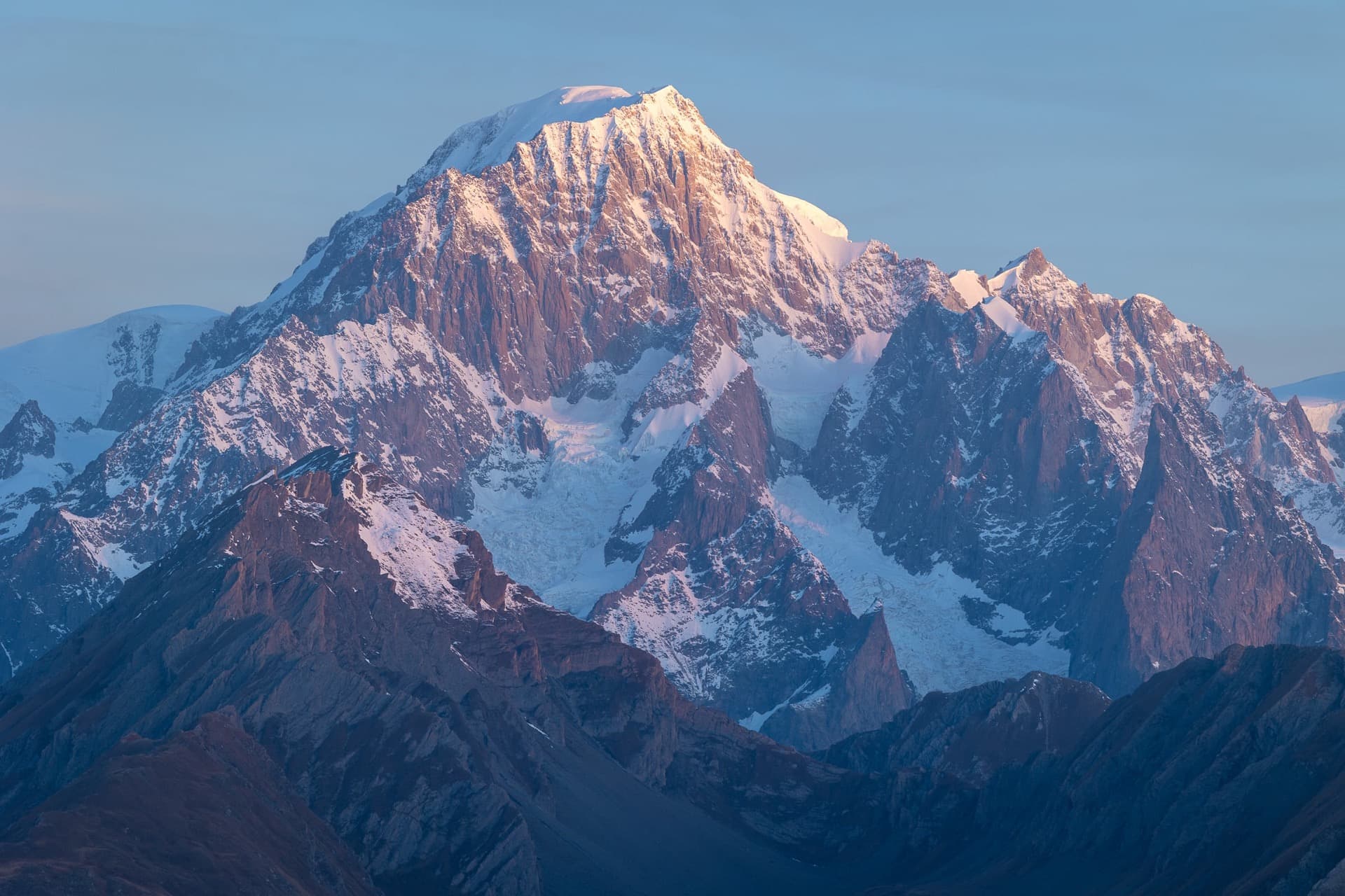 Blue Hour on Mont Blanc
