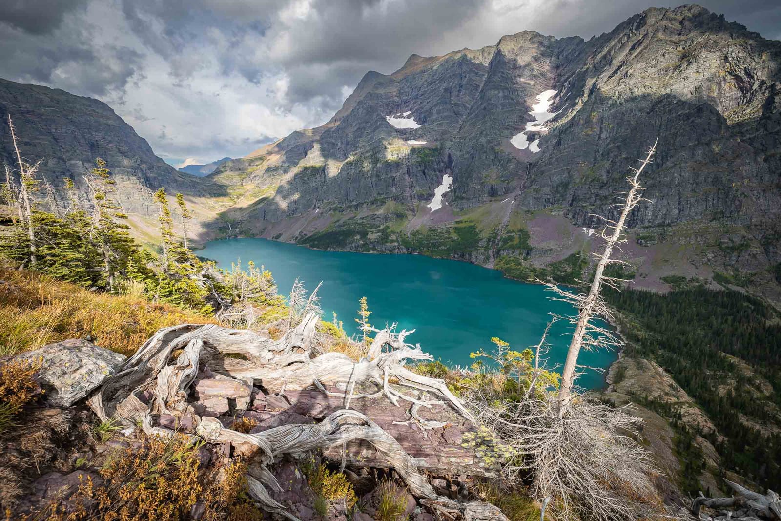 Arrivée au lac Ellen Wilson — Parc National de Glacier, Montana