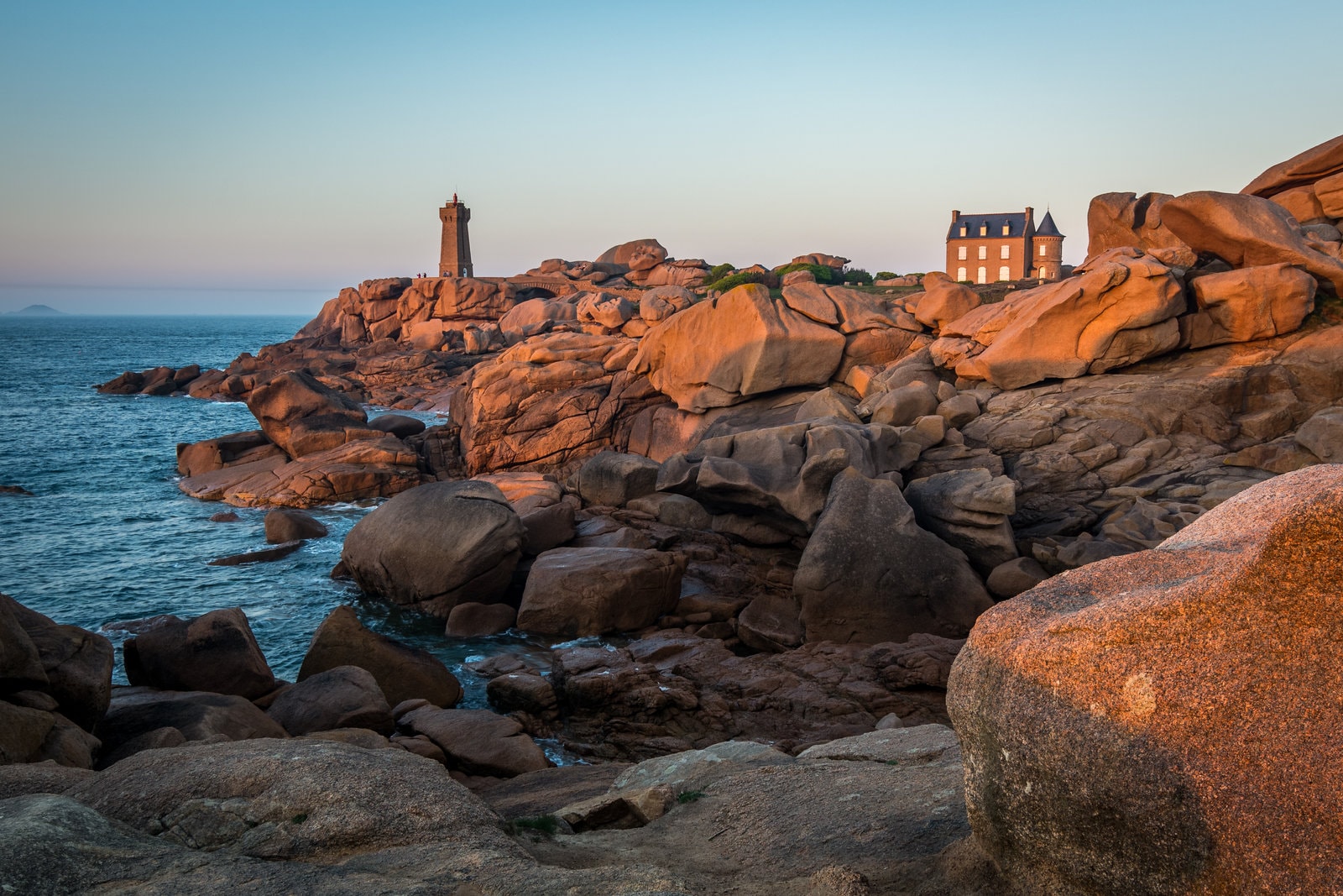 Côte de granit rose, bretagne — Mer