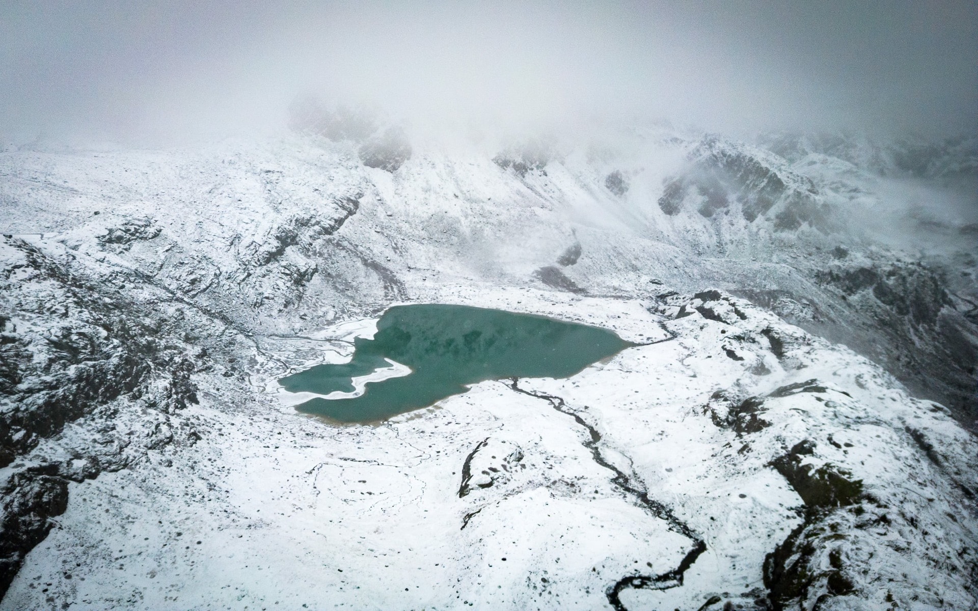 L'hiver s'installe sur le ruitor