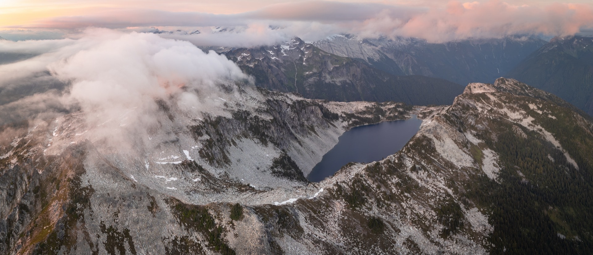 Hidden Lake from Above — North Cascades, UNITED STATES