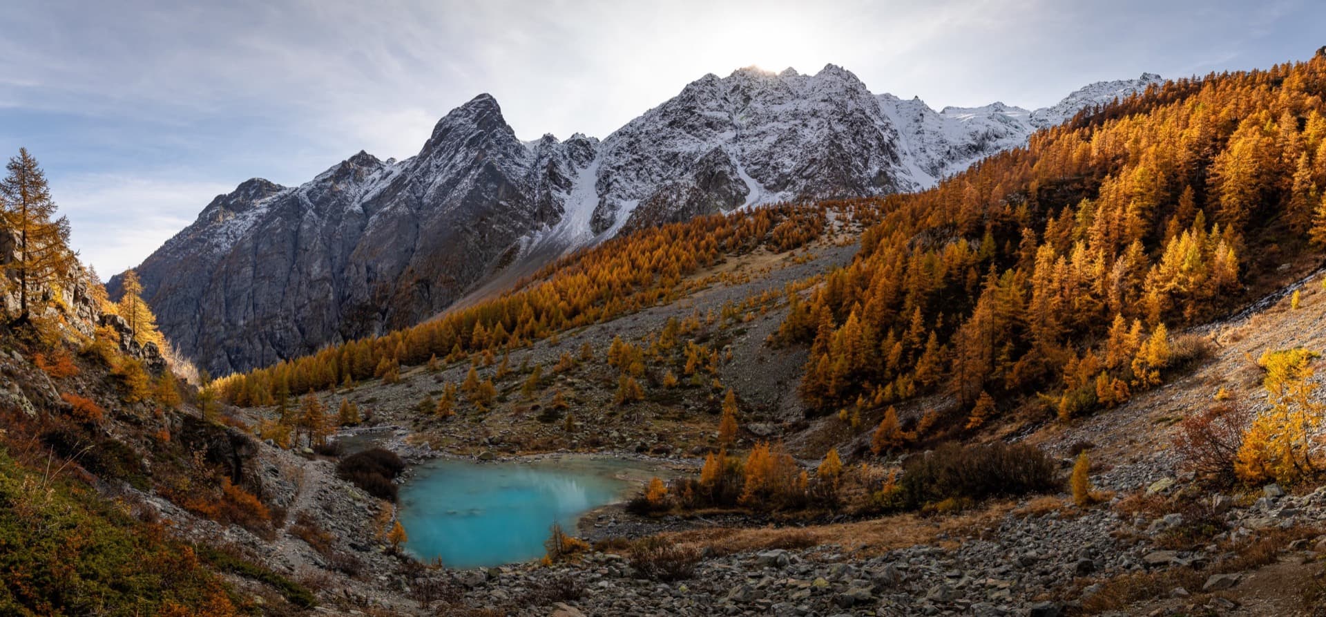 panorama SUR LE LAC DE LA DOUCHE