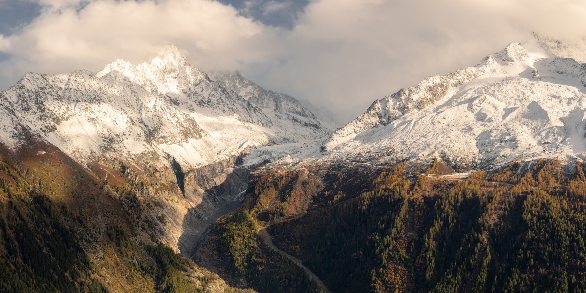 Entre automne et hiver — Mont Blanc