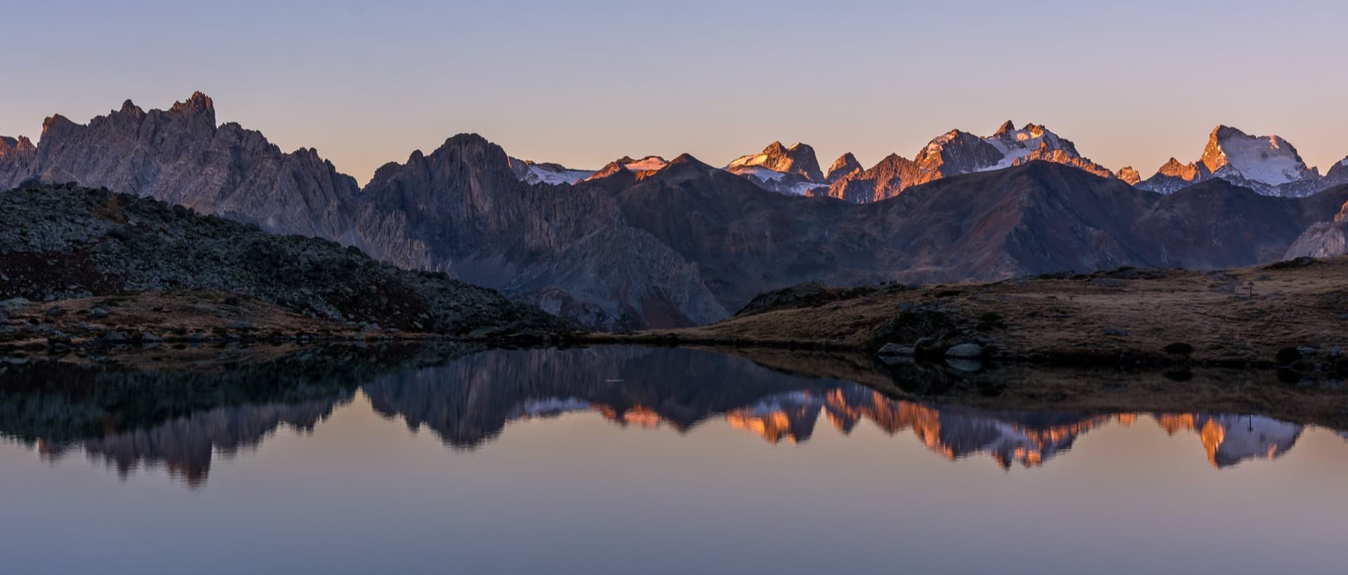 reflets sur le lac serpent