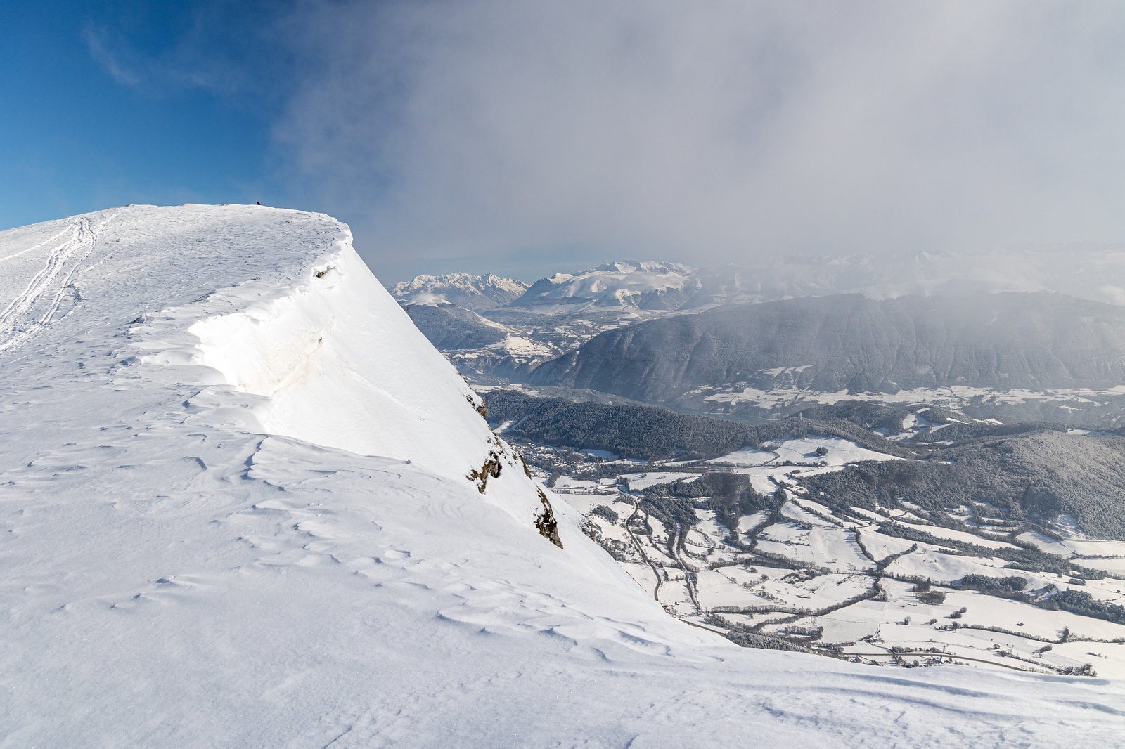 Premier bivouac hivernal en solo — Vercors