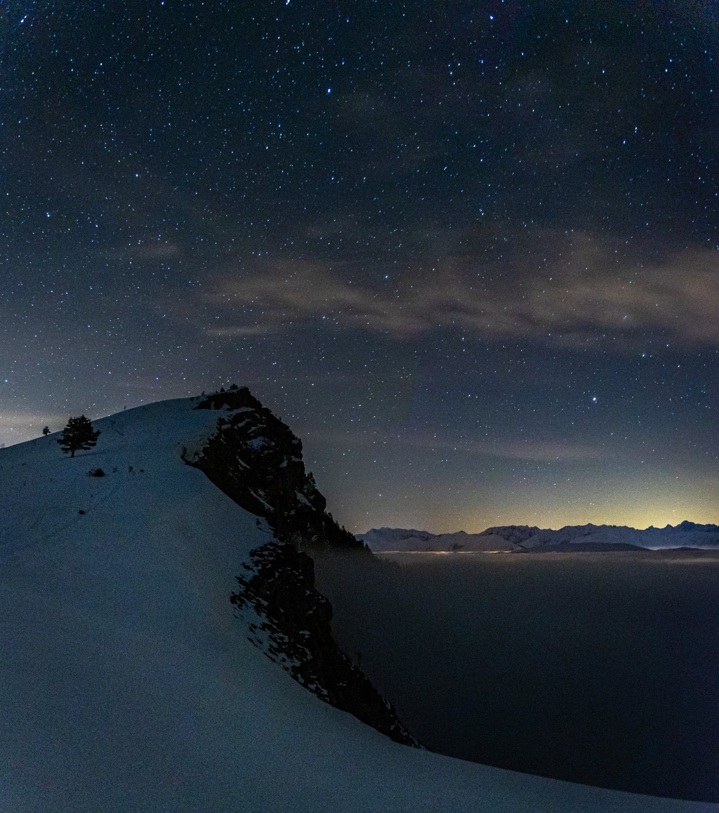 Premier bivouac hivernal en solo — Vercors
