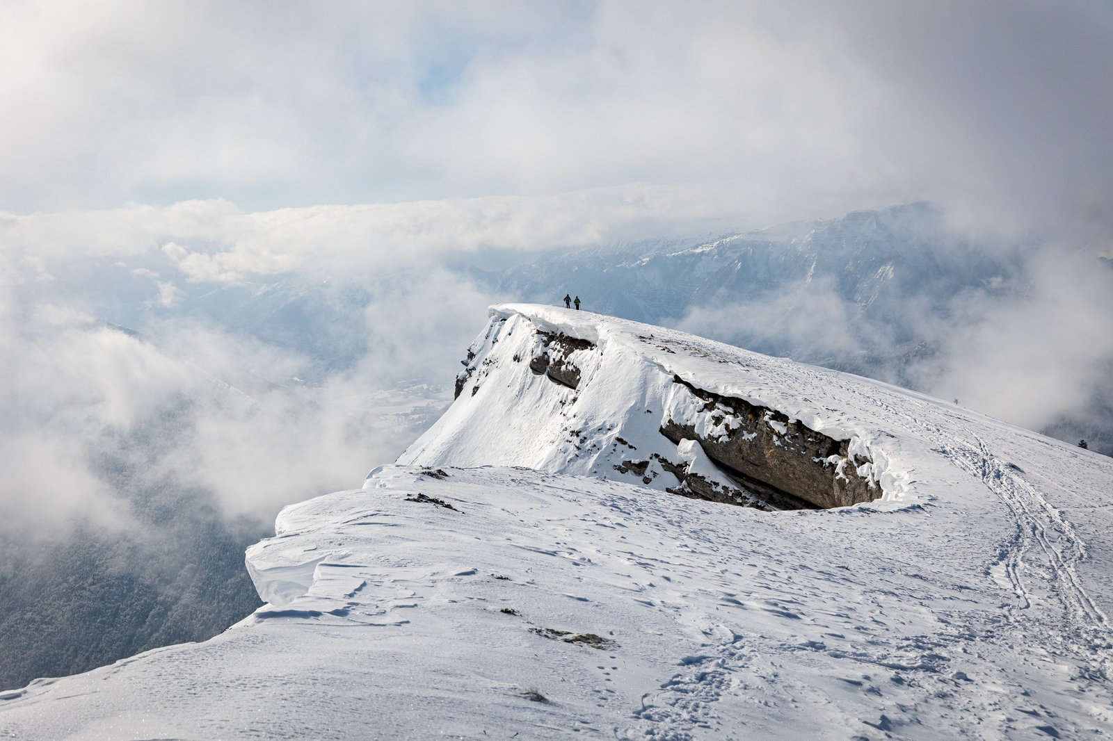 Premier bivouac hivernal en solo — Vercors