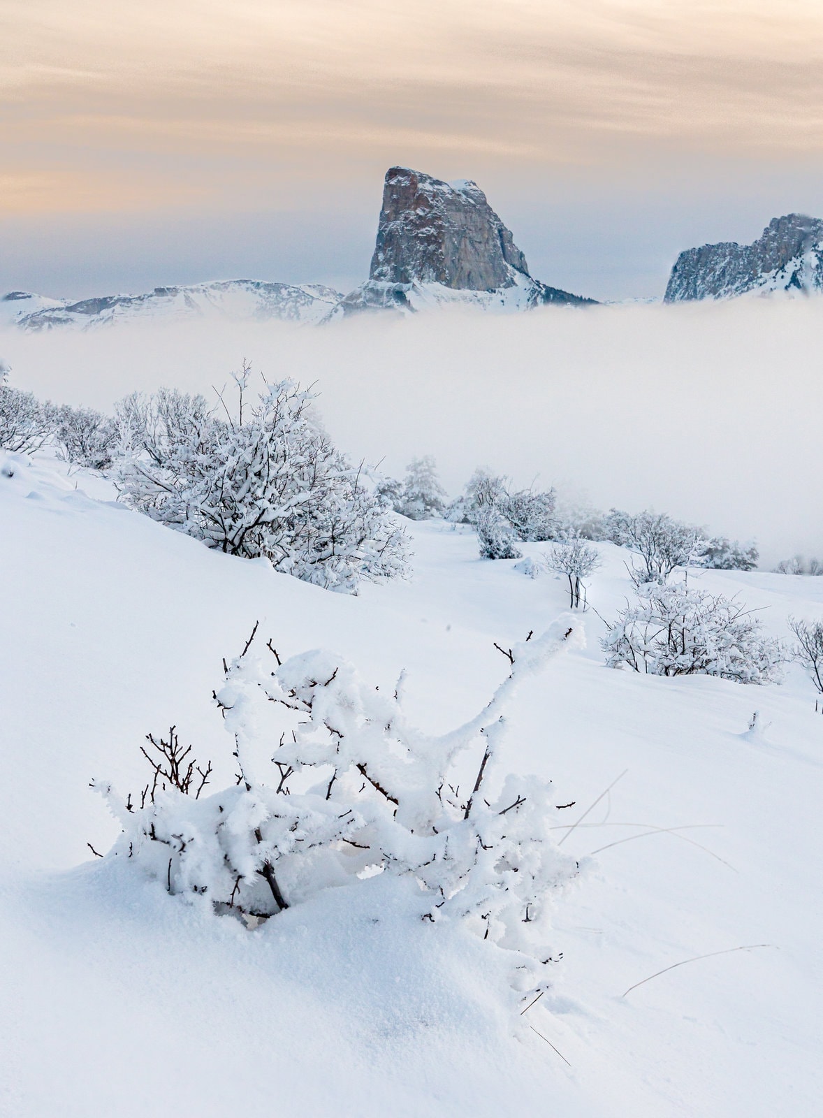 Premier bivouac hivernal en solo — Vercors