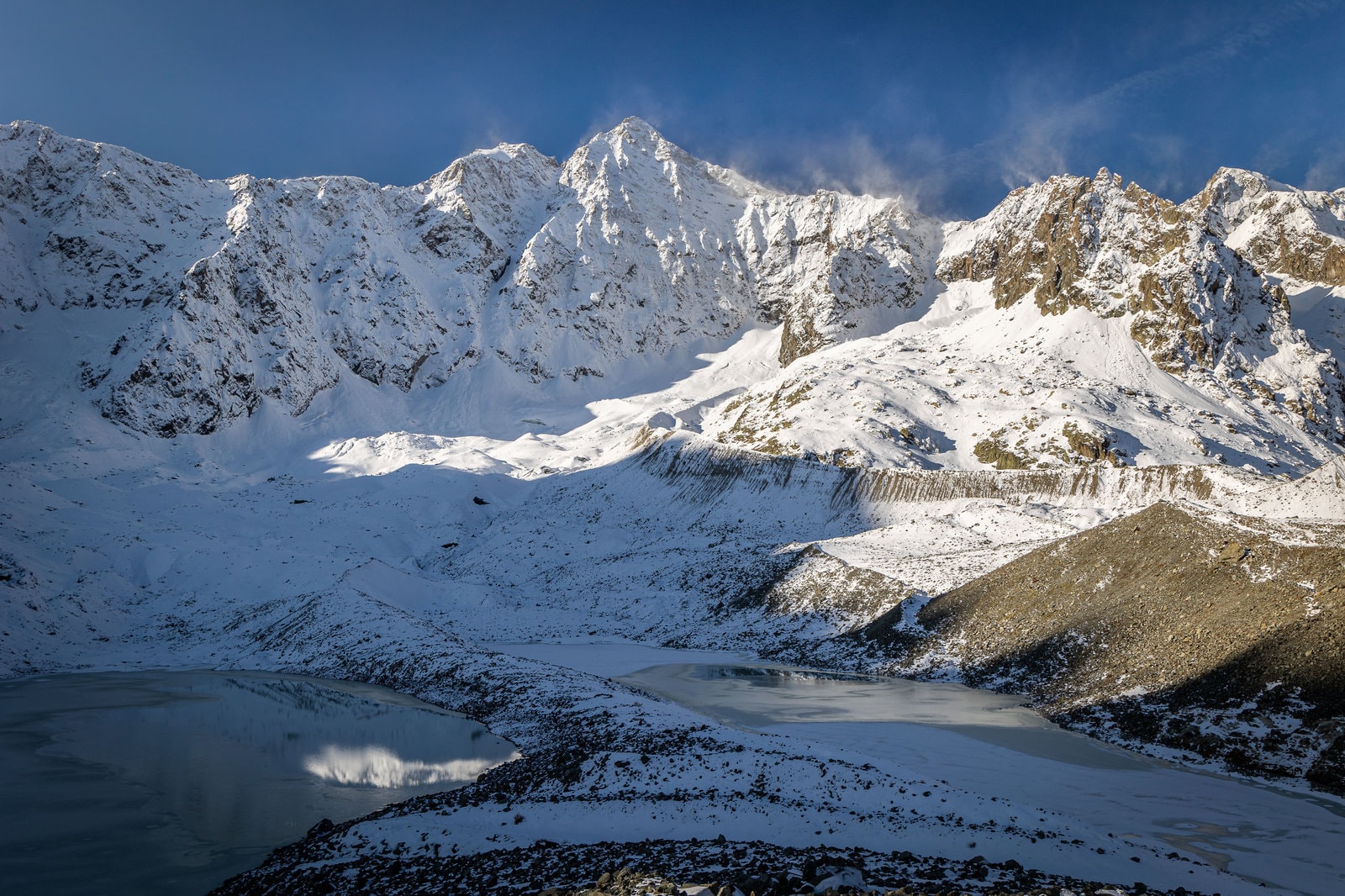 Bivouac automnal dans le parc des écrins — Écrins / Oisans