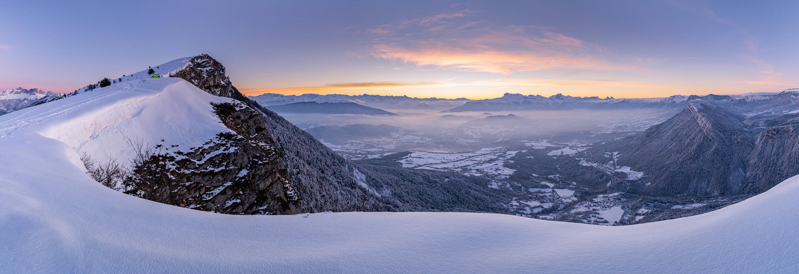 First Solo Winter Bivouac — Vercors