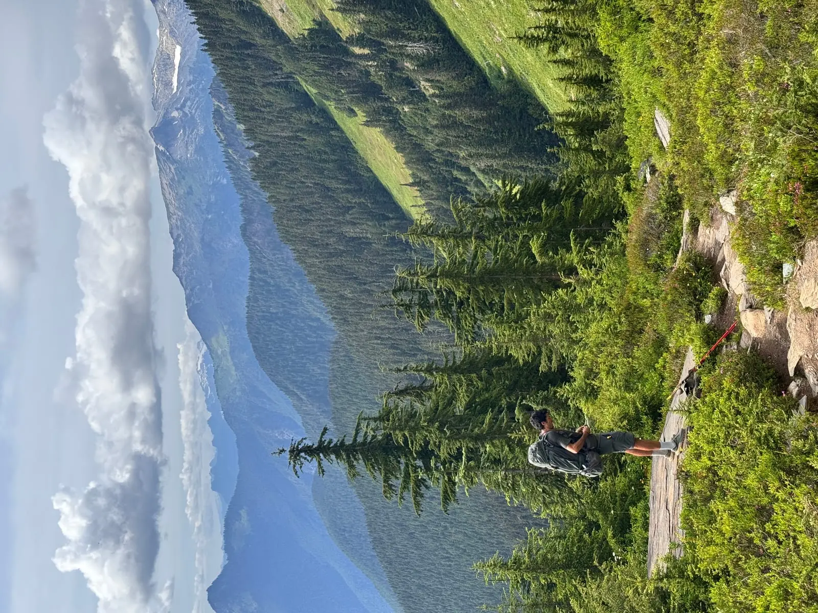 On the climb