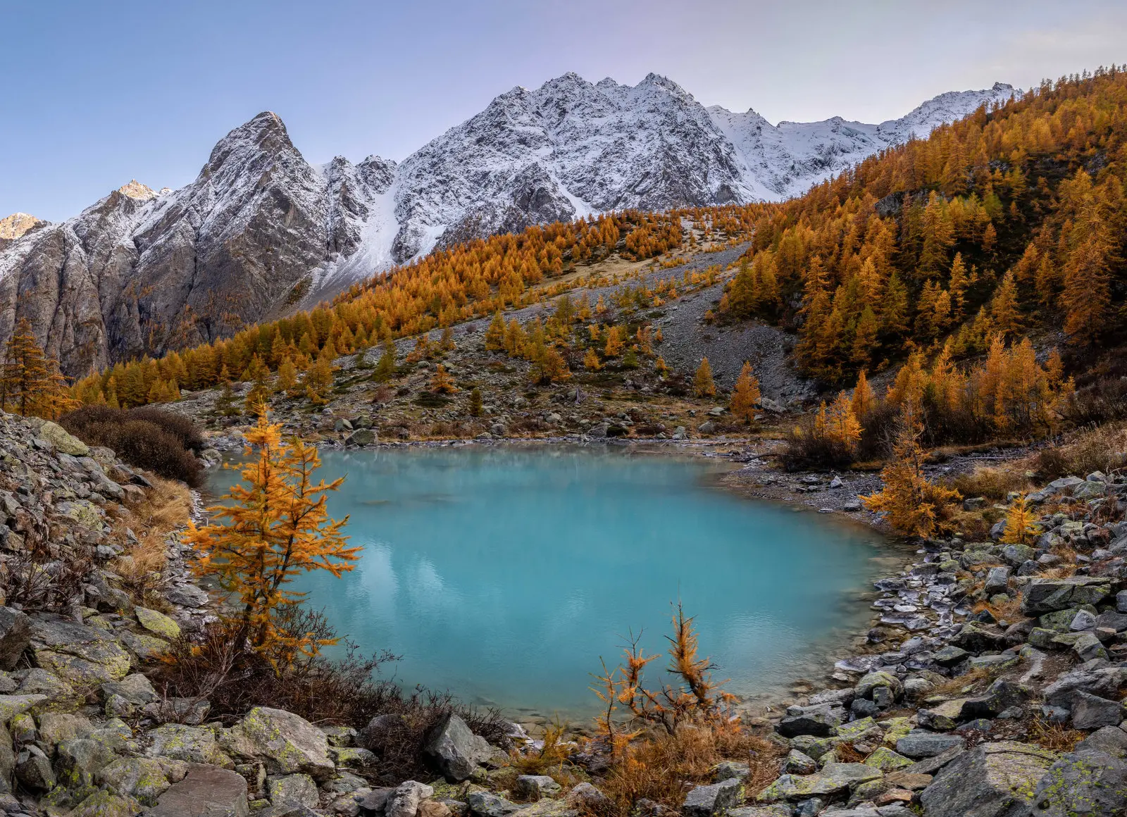 Bivouac automnal dans le parc des Écrins