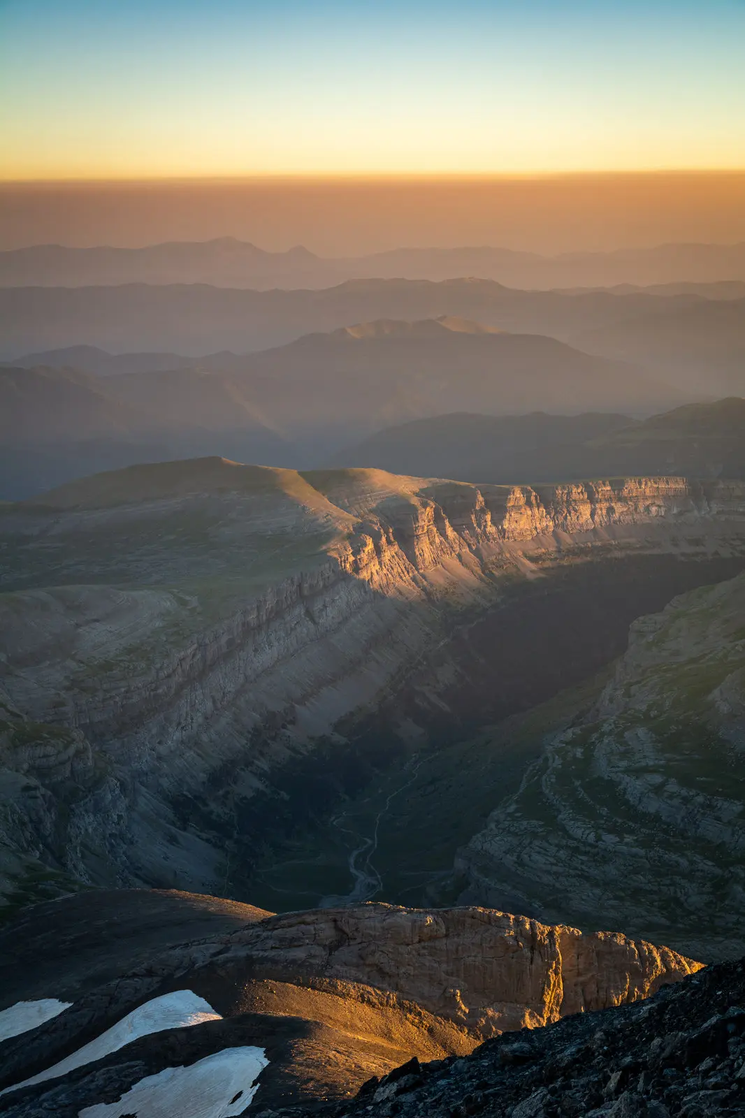 Ordesa depuis le Mont Perdu - Pyrénées