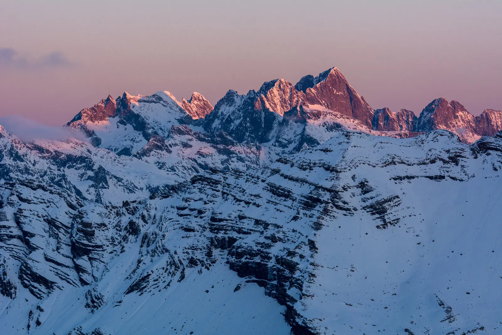 Lumière sur les Écrins