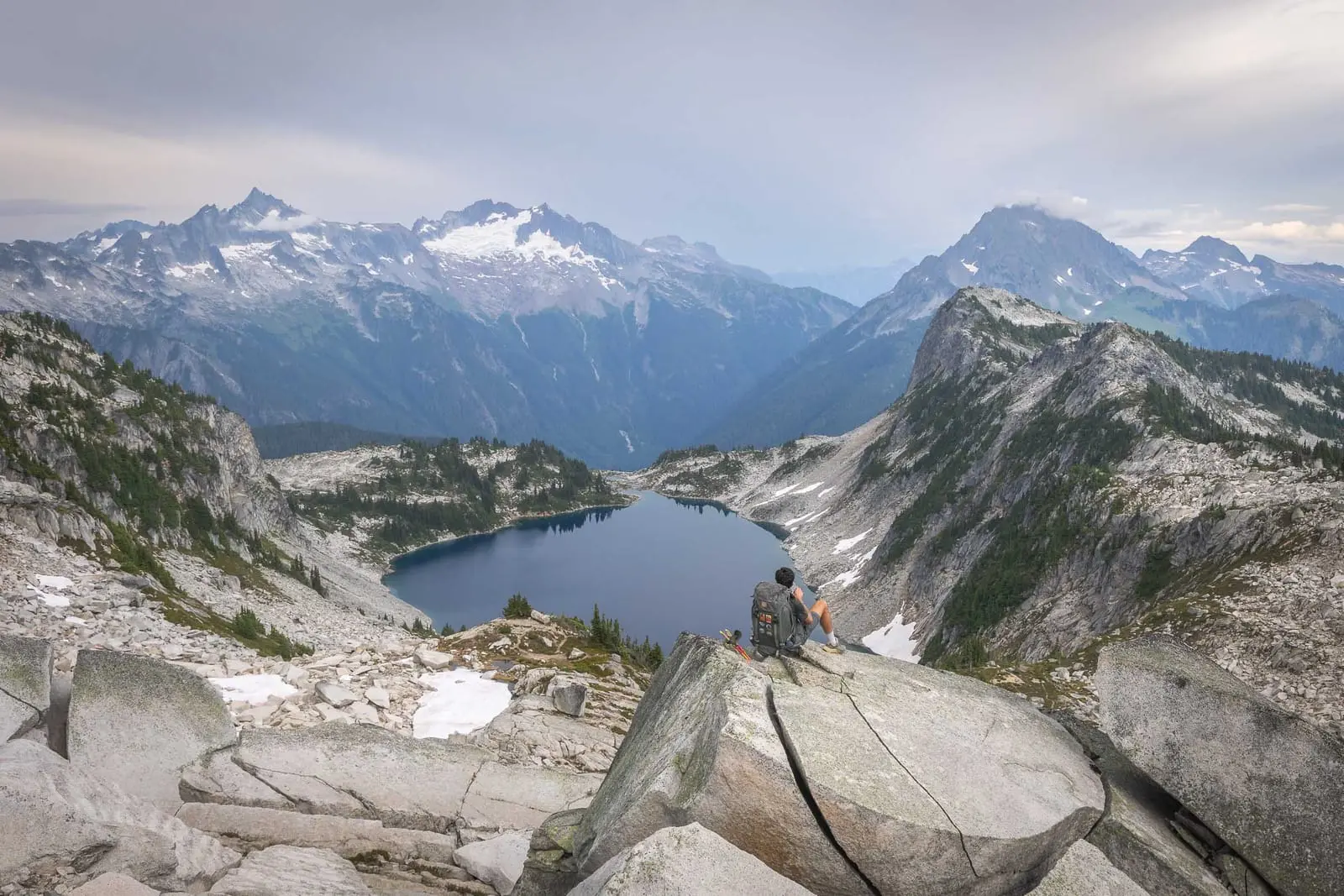 Arrivée à Hidden Lake