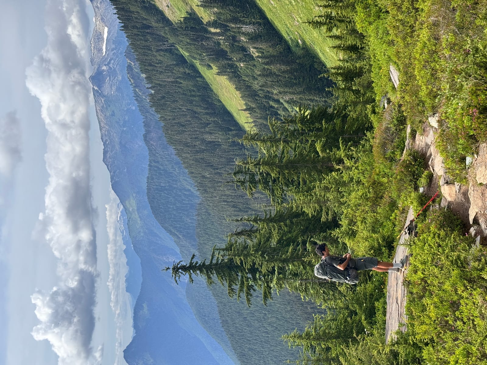 On the climb